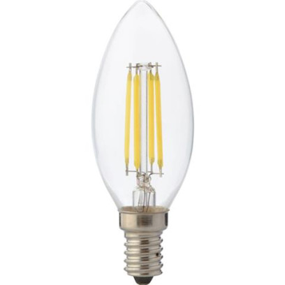 Світлодіодна лампа "Filament candle - 6" 6W свічка Е14 4200К, 001-013-0006-030