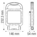 Прожектор світлодіодний переносний "PROPORT-20" 20W 6400K, 068-015-0020-010