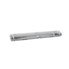 Корпус під лампу (2*9w) 60 см Т8 вологозахищений "PROFIX-T-60D" з лампою