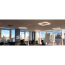 Врезной арт светильник 600*600 SMD LED "CAPELLA-48"  48W  4200K панель белая, 056-012-0048-030
