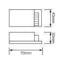Адаптер DC 24V 60W "VEGA-60/24", 082-003-0060-010