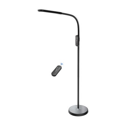 Світлодіодний LED торшер NORMAN чорний 15W, 046-004-0015-020