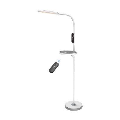 Світлодіодний LED торшер NORMAN-C білий 15W бездротова підзарядка, 046-005-0015-010