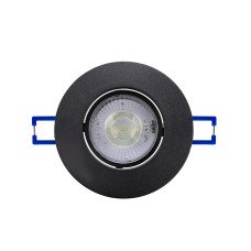 Светильник врезной поворотный "NORA PRO-5" 5W 3000K, 4500K, 6000K  черний