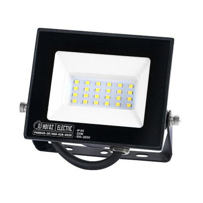 Прожектор світлодіодний "PARDUS-20" 20W 6400K чорний, 068-028-0020-010