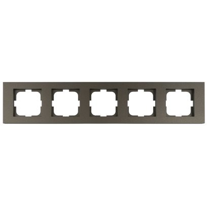 Рамка 5-ная GRANO мока, 400-190000-250