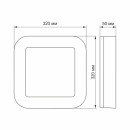 LED світильник ART (ЖКГ) квадратний VIDEX 30W 5000K, VL-BHFS-305