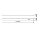 LED светильник линейный с сенсором VL-CB-07055-S VIDEX 7W 4100K 220V, VL-CB-07055-S