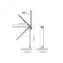 LED лампа настiльна з акумулятором VIDEX VL-TF16W 5W 1800-5000K, VL-TF16W