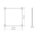 LED панель розбірна ART VIDEX 40W 5000K, VL-PAU405W