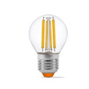 LED лампа VIDEX Filament G45F 6W E27 4100K, VL-G45F-06274