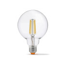 LED лампа VIDEX Filament G95FD 7W E27 4100K дімерна, VL-G95FD-07274