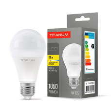 LED лампа TITANUM A60 12W E27 3000K 220V