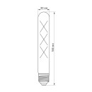 LED лампа TITANUM  Filament FT30 6W E27 2200K 220V бронза, TLFT3006272A