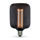 LED лампа VIDEX Filament VL-DBMC100162 4W E27 1800K Black Chainmail style, VL-DBMC100162