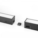 LED светильник линейный магистральный VIDEX BNL02 50W 1.2М 5000K 220V Black, VL-BNL02-50125B