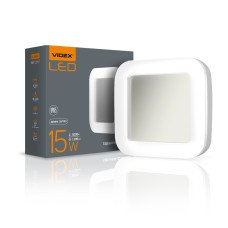 LED світильник ART (ЖКГ) квадратний VIDEX 15W 5000K