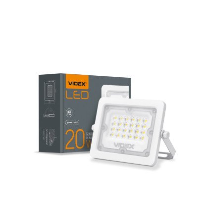 LED прожектор VIDEX F2e 20W 5000K, VL-F2e-205W