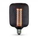 LED лампа VIDEX Filament VL-DBMC100162 4W E27 1800K Black Chainmail style, VL-DBMC100162