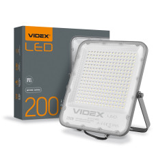 LED прожектор VIDEX PREMIUM 200W 5000K 220V Gray (VL-F2-2005G)