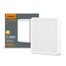 LED светильник накладной квадрат VIDEX 18W 5000K