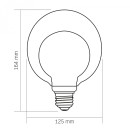 LED лампа VIDEX Filament VL-DG125-BB80LF 3.5W E27 3000K Bulb in bulb, VL-DG125-BB80LF LED лампа VIDEX Filament VL-DG125-BB80LF 3.5W E27 3000K Bulb in bulb, VL-DG125-BB80LF