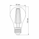 LED лампа VIDEX Filament A60FF 08W E27 1000K, VL-A60FF-08271