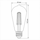 LED лампа VIDEX Filament ST64FA 10W E27 2200K, VL-ST64FA-10272 LED лампа VIDEX Filament ST64FA 10W E27 2200K, VL-ST64FA-10272