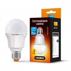 LED лампа VIDEX A60 15W E27 4100K 220V