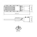 LED фонарь уличный VIDEX IP65 SLE17 30W 3300Lm 5000K 220V, VL-SLE17-0305