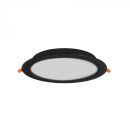 LED світильник Back вбудований круглий VIDEX 20W 5000K Black, VL-DLBR-205B