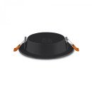 LED светильник Back встроенный круглый VIDEX 6W 5000K Black, VL-DLBR-065B