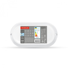 LED світильник IP54 овальний TITANUM 12W 6500K