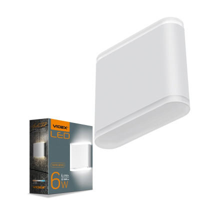 LED Світильник архітектурний IP54 AR06 VIDEX  6W 2700K Білий, VL-AR06-062W