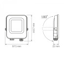 LED прожектор VIDEX F3e 1000Lm 5000K AC/DC 12-48V, VL-F3e-105W-12V
