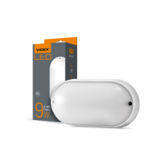 LED світильник (ЖКГ) овальний VIDEX 9W 5000K білий