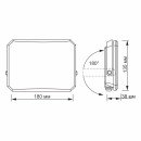 LED прожектор VIDEX F3 50W 5000K 220V Black, VLE-F3-0505B LED прожектор VIDEX F3 50W 5000K 220V Black, VLE-F3-0505B