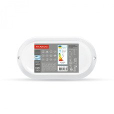LED світильник IP54 овальний TITANUM 12W 6500K