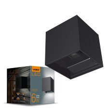 LED Світильник архітектурний  IP54 AR04 VIDEX 6W 2700K Чорний