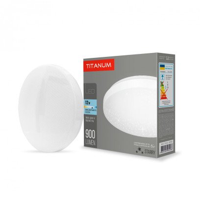 LED светильник настенно-потолочный TITANUM 12W 5000K 220V (TLCL-125S), TLCL-125S