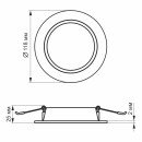 LED світильник вбудований круглий VIDEX 6W 5000K 220V, VL-DLBR-065 LED світильник вбудований круглий VIDEX 6W 5000K 220V, VL-DLBR-065