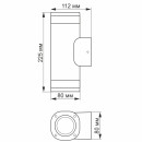 LED Светильник архитектурный AR072G IP54 VIDEX GU10x2, VL-AR072G