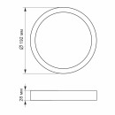 LED Світильник круглий накладний VIDEX 18W 5000K Black, VL-DLRS-185B LED Світильник круглий накладний VIDEX 18W 5000K Black, VL-DLRS-185B