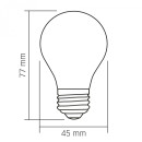 LED лампа VIDEX Filament 4W E27 3000K Porcelain dimmable, VL-DG45MO