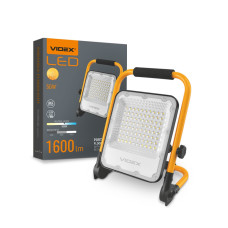 LED прожектор акумуляторний VIDEX PREMIUM 50W 5000K 220V (VL-F2A-505)