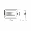 LED прожектор VIDEX F2e 30W 5000K, VL-F2e-305W