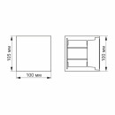 LED Світильник архітектурний IP54 AR04 VIDEX 6W 2700K Білий, VL-AR04-062W LED Світильник архітектурний IP54 AR04 VIDEX 6W 2700K Білий, VL-AR04-062W