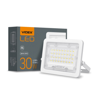 LED прожектор VIDEX F2e 30W 5000K, VL-F2e-305W