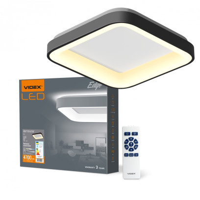 LED світильник VIDEX EDGE-SC-72B-BLACK (VLE-ESC-72B), VLE-ESC-72B