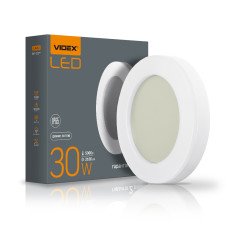 LED світильник ART (ЖКГ) круглий VIDEX 30W 5000K
